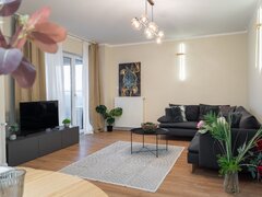 Parc Verdi comision 0%- Apt 3 cam superb 75mp, vedere lac, complet mobilat/utilat